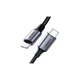 Дата кабель USB-C to Lightning 1.0m 3A 60W US304 black Ugreen (60759) - изображение 5