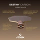 Основание для ракетки Stiga Destiny Carbon Cybershape Master (1600-2602-35) - изображение 6