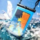 Водонепроницаемый чехол для планшета до 10| N NEWTOP WA04, голубой - изображение 4