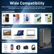 Зарядная станция многопортовая ILEPO 600W на 3 USB + 5 Type-C / сетевое мультизарядное устройство Black (19027) - изображение 6