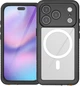 Etui plecki 4smarts Waterproof Case Stark Magsafe do Apple iPhone 17 Pro Transparent-Black (4252011912100) - obraz 1