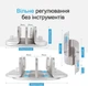 Вертикальная регулируемая подставка для ноутбука, планшета, клавиатуры на 2 слота VLS Aluminium. Цвет Серый - изображение 4