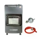Газовый инфракрасный обогреватель Gas Heater 4,2 kW с шлангом и редуктором керамический, отопитель мобильный от баллона с пьезоподжигом для дома и улицы 3 уровня - изображение 4