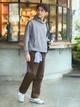 Костюм Uniqlo розмір S сірий (05) (479853) - зображення 13