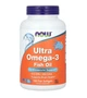 Ультра омега-3 рыбий жир Ultra Omega-3 (500 ЭПК / 250 ДГК) NOWFoods 180 мягких таблеток из рыбьего желатина - изображение 1