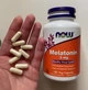 Мелатонин 3 мг NOW Foods 180 растительных капсул - изображение 4