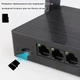 Бездротовий роутер модем WiFi з оптоволоконним широкосмуговим зв'язком, високошвидкісний, 4G мобільний роутер, слот для SIM-карти, оснащений 2 потужними антенами, сильний сигнал 2.4 ГГц, широке покриття WiFi - изображение 5