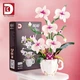Конструктор Квітка орхідея в гірші Orchid Flowers Bouquet 3D 567 деталей Різнокольоровий (28417) - зображення 2