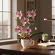 Конструктор Квітка орхідея в гірші Orchid Flowers Bouquet 3D 567 деталей Різнокольоровий (28417) - зображення 7