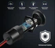 Мініатюрна алюмінієва врізна USB розетка QC3.0 18W + PD 30W від 12-24v з кабелем - изображение 7
