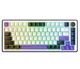 Клавиатура игровая механическая HATOR HK-75-WV Wireless Hellyberry Switch USB, 2,4 ГГц, Bluetooth 5.3 White-Violet - изображение 1