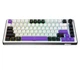 Клавиатура игровая механическая HATOR HK-75-WV Wireless Hellyberry Switch USB, 2,4 ГГц, Bluetooth 5.3 White-Violet - изображение 2