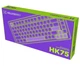 Клавиатура игровая механическая HATOR HK-75-WV Hellyberry Switch USB White-Violet - изображение 7