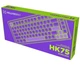 Клавиатура игровая механическая HATOR HK-75-WV Wireless Hellyberry Switch USB, 2,4 ГГц, Bluetooth 5.3 White-Violet - изображение 8