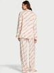 Піжама бавовняна (сорочка + штани) Victoria's Secret Cotton Flannel Long Pajama Set L Regular Білий (2681311D) - зображення 2