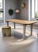 Стол обеденный столик Wood White Turetskiy деревянный большой для кафе нераскладной кухонные обеденные столы столики для кухни бежевый - изображение 5