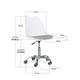Офисное кресло Evo-kids Capri White / Grey (H-231 W/G) Evo-kids H-231 W/G 926358 - изображение 2