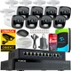 Комплект мониторинга Force 8x IP-камера 8 мп PoE Белый - изображение 1