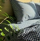 Простирадло на гумці Lavson Варена бавовна Washed Cotton 140х200х25 Синій кубик - зображення 4