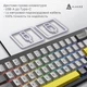 Клавіатура Ajazz AK650 Moon Yellow Switch Black USB-C (AK650-MY-GWY) - зображення 10