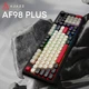 Клавіатура бездротова Ajazz AF98 Plus Black Shark Red (AF98-PLUS-BSR) - зображення 5