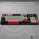 Клавіатура бездротова Ajazz AF98 Plus Black Shark Red (AF98-PLUS-BSR) - зображення 12