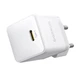 Мережевий зарядний пристрій 20W Baseus Palm Type-C Fast Charger швидка зарядка PD/QC + кабель Baseus Mini White Cable Type-C to Lightning 20W 1m E0116400 Moon White - зображення 2
