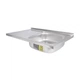 Кухонная мойка Brinex 5080-R 0,6 мм Satin накладная для кухни из нержавеющей стали мойка для мытья посуды (601079) - изображение 4