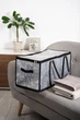 Кошик Idea Home DB-28 Anthracite Flowers 60x30x30 см DB-28 прям. з/кр з/блиск Anthrac - зображення 2