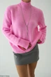 Яркий Розовый Свитер женский QU STYLE Розовый (TK231111 pink Универсальный (S-M-L)) - изображение 3