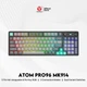 Ігрова бездротова механічна клавіатура Fantech ATOM PRO96 MK914 MERCURY Red Switch |BT5.0/2.4GHz, UA/ENG раскладка, UA/ENG раскладка, RGB підсвічування| - зображення 11