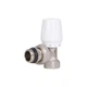 Кран радиаторный Thermo Alliance 1/2" угловой с антипотоком для латунный отопления с никелированным покрытием. (599367) - изображение 1
