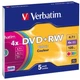 Диск DVD Verbatim 4.7Gb 4x SlimCase 5шт Color (43297) Verbatim 43297 913067 - зображення 1