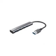 Концентратор Halyx 4-Port USB-A 3.2 Grey Trust (24947_TRUST) TRUST 24947_TRUST 907457 - зображення 1