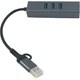 Концентратор USB 3.0 Type-C/Type-A to RJ45 Gigabit Lan, 3*USB 3.0, cable 13 cm Dynamode (DM-AD-GLAN-U3) Dynamode DM-AD-GLAN-U3 907573 - зображення 3