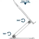Подставка для ноутбука Gembird до 15.6", регулируемая, алюминий (NBS-D1-03) GEMBIRD NBS-D1-03 1083560 - изображение 11