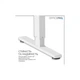 Комп'ютерний стіл OfficePro ODE1260W 1200 х 600 мм White (ODE1260W) OfficePro ODE1260W 970008 - зображення 5