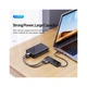 Концентратор Orico USB-C to 2xUSB-C + 2xUSB3.0 (CA914210) Orico CA914210 908442 - зображення 5