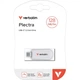 USB флеш накопичувач Verbatim 128GB Plectra White USB-C (30229) Verbatim 30229 912914 - зображення 2