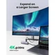 Концентратор Ugreen USB-C to 3xUSB 3.0 + HDMI + SD/TF CM195 gray (70410) UGREEN 70410 908582 - зображення 5
