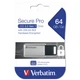 USB флеш накопитель Verbatim 64GB Secure Pro with 256 AES USB 3.2 (98666) Verbatim 98666 912901 - изображение 3
