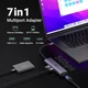 Концентратор Ugreen USB3.1 Type-C to HDMI/USB 3.0x2/RJ45/SD/TF/PD 100W CM512 (60515) UGREEN 60515 908163 - зображення 4