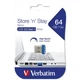 USB флеш накопитель Verbatim 64GB Store 'n' Stay NANO Blue USB 3.2 (98711) Verbatim 98711 1075809 - изображение 5