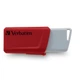 USB флеш накопитель Verbatim 2x32GB Store 'n' Click Red/Blue USB 3.2 (49308) Verbatim 49308 912136 - изображение 2