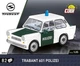 Klocki konstrukcyjne Cobi Trabant 601 24541 Policja 82 elementy (5902251245412) - obraz 1