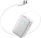 Powerbank Anker Nano 10000 mAh 45W Built-In USB-C Cable White (194644223861) - obraz 1