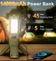 Ліхтар – лампа з Power Bank 14000 mAh, із перезарядкою, водозахищений IPX5, телескопічний 6000 lm - изображение 10