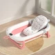 Детская ванночка складная с подушкой, термометром Hanert KinderBad Pink - изображение 4