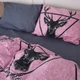 Простынь MirSon Бязь 17-0516 Noble deers pink 150 х 220 см (2200003644326) - изображение 2
