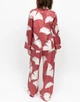 Піжама (сорочка + штани) жіноча Cyberjammies Josie 5295-5296 26/6XL Коричневий з принтом листя (5051877639041) - зображення 2